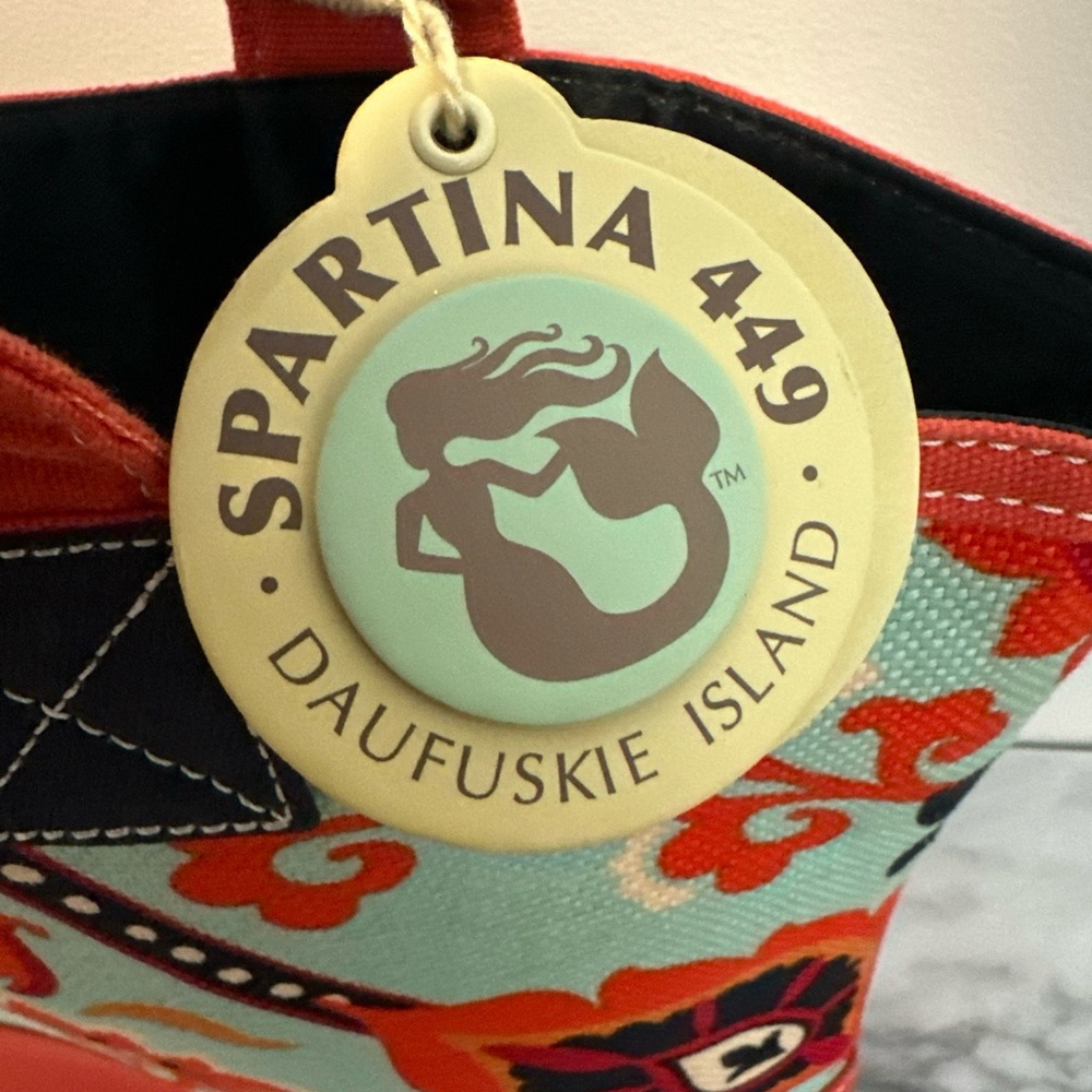 Spartina 449 Daufuskie island waving Girls seabrezze tote NEW WITH TAG - Picture 4 of 15